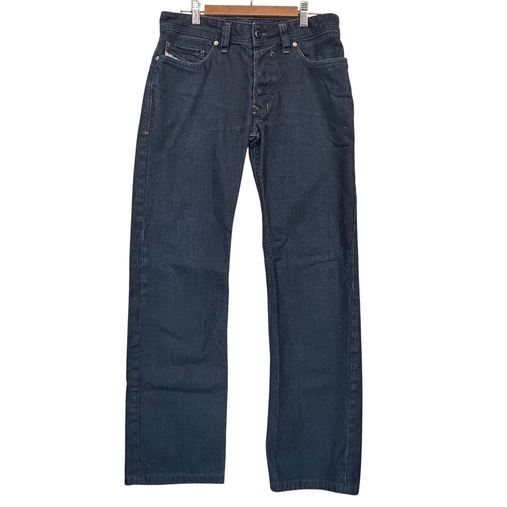 Diesel Safado‎ 0661D Jeans Mens 30x29 Slim Straight Jeans Dark Denim Button Fly